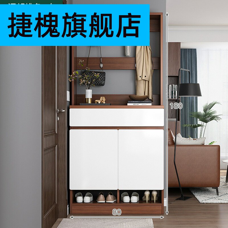 Shoe cabinet household door with hanger integrated storage economical shelf into the home shoe rack into the storage modern simplicity