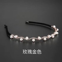 Little fairy headband childrens pearl flower pressure hairband lace sweet princess hairpin show temperament hair accessories
