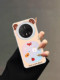 Qx｜Colorful Laser Cute Bear Phone Case for Huawei Mate70 Pro, New Mate70 Magnetic Case, Mate60 for Women, M70 High-End Pura70 Premium Feel Mate70 Pro+