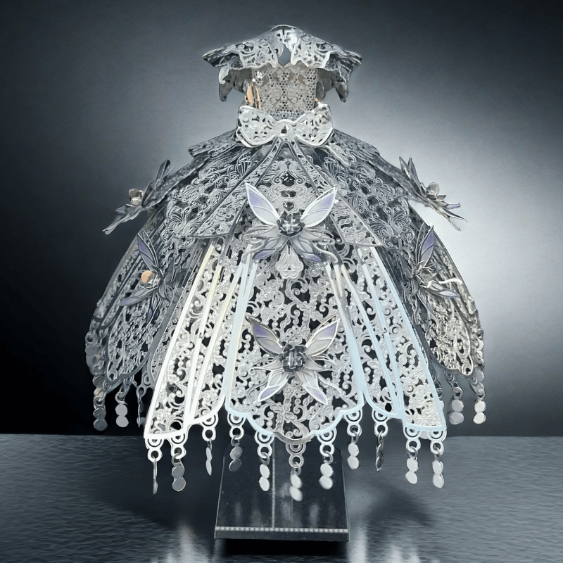 Трехмерный конструктор, минифигура, набор материалов, DIY, стиль Лолита, в 3D формате, подарок на день рождения