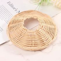 1Pc Rattan Lamp Cover Handmade Woven Chandelier Vintage