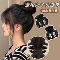 2 ball hair clips for hair accessories high ponytail clips to fix hair 2024 new medium pumpkin clips