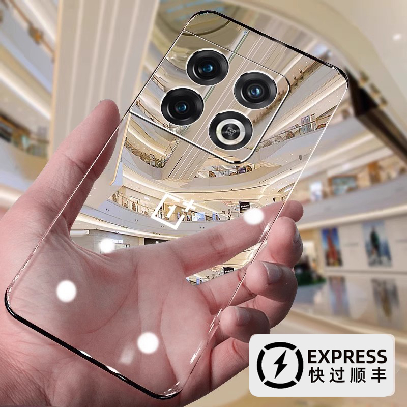 [Buy a Case and Get a Screen Protector] Suitable for Oneplus Ace Pro Phone Case, Ultra-Thin Oneplus 10 Pro Transparent Frameless 1+10 Pro New Model Ace Full Coverage Lens Anti-Drop Protective Case Oneplus Lin