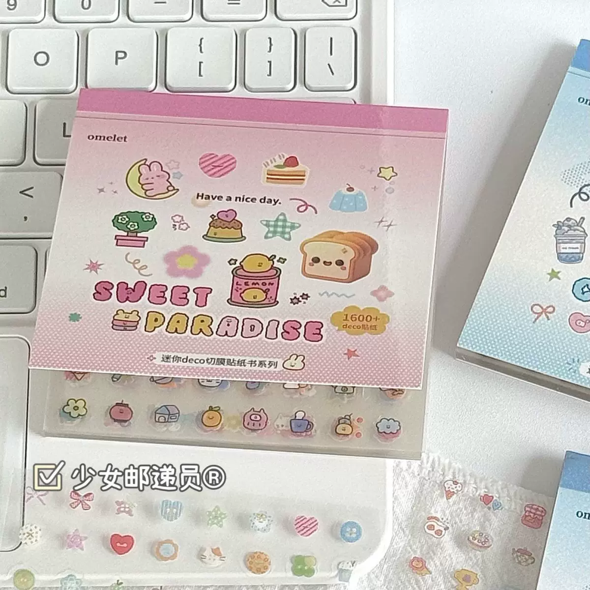 Korean high-value ins stickers, pet cut film stickers, мини декор маленький нос DIY милый держатель Collage