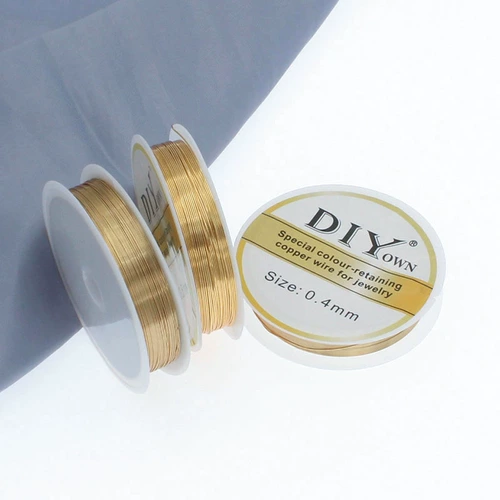 东夏饰品 diy手工绕线 线铜线 线金线 线强保色造型线 线首饰制作材料缠花软线 线