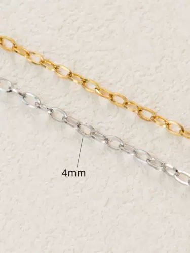 Ювелирные изделия Dongxia, титановая сталь, полированная и гальванизированная овальная сталь, стальная квадратная проволока из золота 18 карат, покрытая в печи, свободная сталь