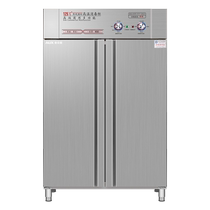 Oaks disinfection cabinet commercial high temperature hot air double door large capacity stainless steel vertical hotel plate cleaning cabinet