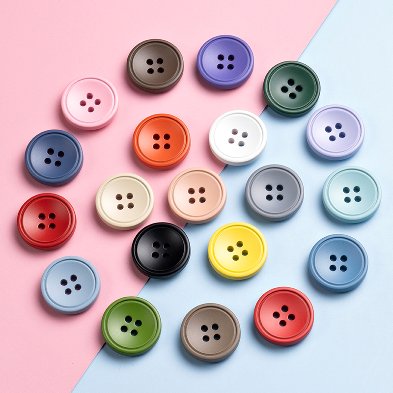 Colorful Buttons for Coats, Woolen Jackets, Trench Coats, Knitwear, Cardigans, Versatile Round Buttons for Suits and Trousers Accessories