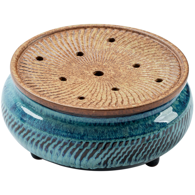 Built water ceramic cups water meng archaize three - legged tea dross barrels of crude after dry mercifully machine for a pot of bearing the teapot