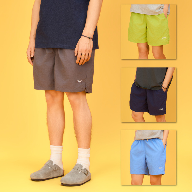 Goodliveable 4-Color Embroidered Logo Drawstring Beach Shorts American Casual Sports Quick-Dry Casual Pants Trendy Goodliveable 4-Color Embroidered Logo Drawstring Beach Shorts American Casual Sports Quick-Dry Casual Pants Trendy