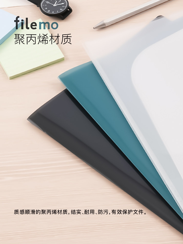 Digio2 Filemo A4 Index-Type Folder Multi-Layer Document Organizer for Storing and Organizing Documents, Test Papers, Sheet Music, Drawings, Stylish and Simple, Business and Student Use, Pp Material