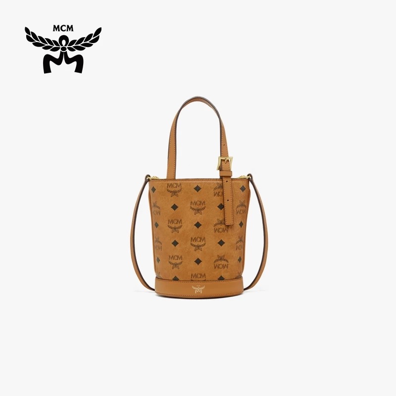 MCM AREN迷你托特包斜挎包水桶包女包