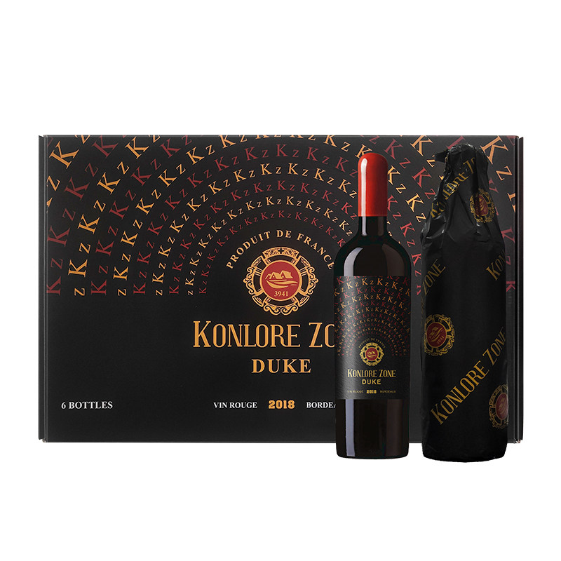 康乐庄园杜克干红葡萄酒 彩箱款 750ml*6