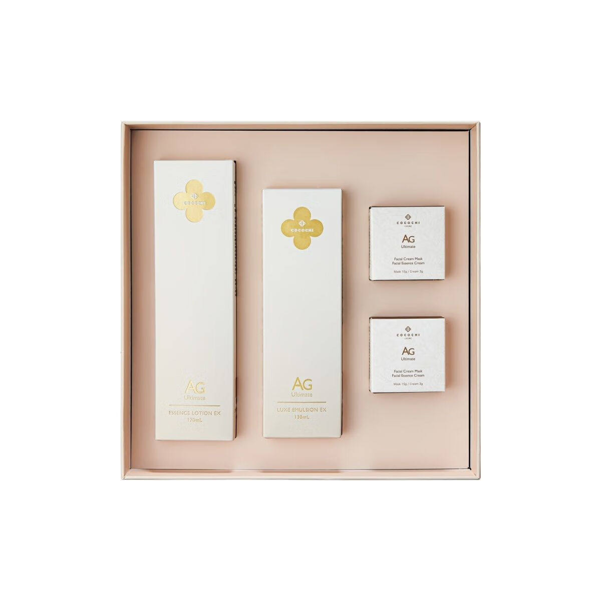 日本cocochi可可琪 AG抗糖水乳面膜套装补水保湿修护去黄提亮护肤紧致抗老新版发货