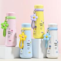 Macaron color 316 stainless steel thermos cup high-looking goddess fashion water cup portable accompanying student cup summer