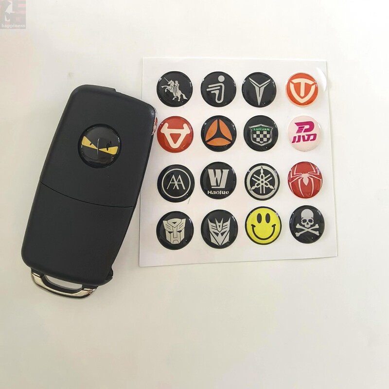 Suitable for Rear Modification Key Label Crystal Glue 14mm Electric Bicycle Brand Tailing No. 9 Mavericks