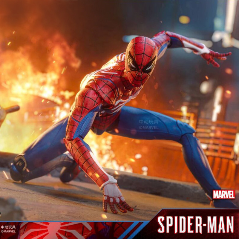 Zhongdong Toys Marvel Spider-Man Speed Suit Game Ps4 Marvel Spider-Man Full Series with Movable Joints