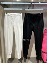 24 Spring Money WaAC Lady Golf Casual Long Pants Pure Color Bunch Foot Slow Running Pants Sport 100 Hitch Pants Corée