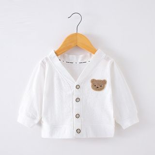 Baby summer clothes thin cardigan single top newborn baby jacket class a boneless summer sun protection clothing