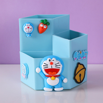 Fashion Cartoon Pen Holder Elementary School Boy Boy Girl Creative Cute Stationery Containing Box Large Capacity Desktop Multifunction