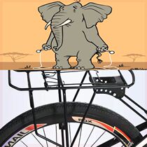 Giant universal bicycle rack Merida mountain bike passenger rear frame bicycle rear tail rack luggage rack