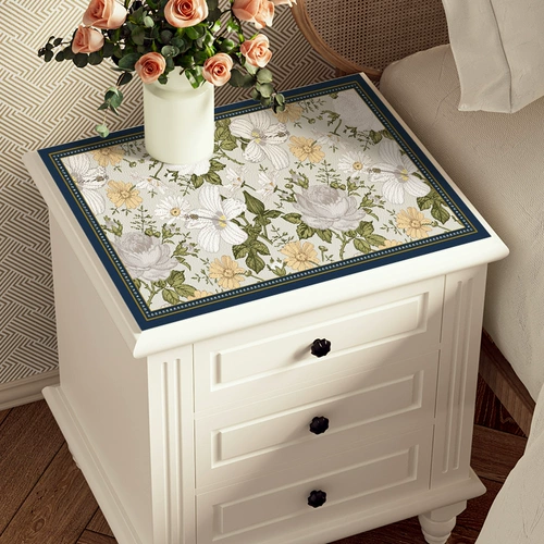 Ретро пылезащитный водонепроницаемый настольный коврик для спальни для кровати для стирки, защитная подушка, в американском стиле