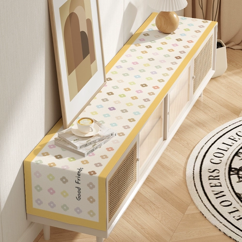 INS Air TV Sable Стал ткань длинная пылепроницаемая ткань гостиная столовая шкаф для боковых шкаф столовая крышка полотенце кофейное столик ткань ткань