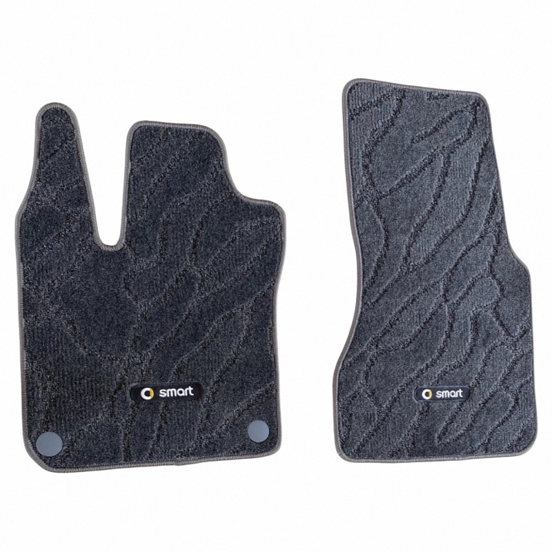 Suitable for Mercedes-Benz Smart Carpet Models 09, 12, 18, W451, W453 Floor Mats, Smart Velvet Carpet