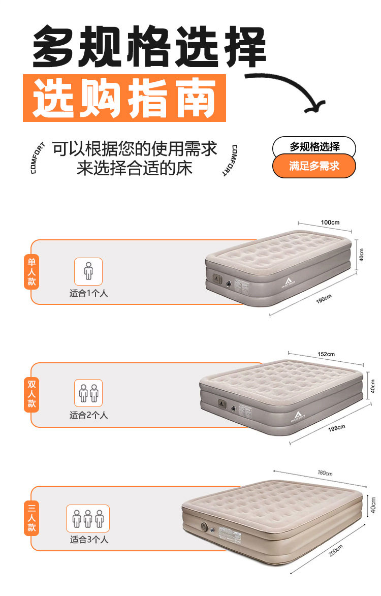 Дорожный автоматический надувной диван для кемпинга для двоих для сна, увеличенная толщина enjoy space 