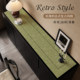 Retro sideboard table mat long TV cabinet table mat mid-century style table mat waterproof and oil-proof entrance shoe cabinet tablecloth