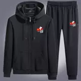 Демисезонная толстовка с капюшоном, мужской демисезонный комплект, кардиган, рубашка для отдыха, куртка, оверсайз, увеличенная толщина