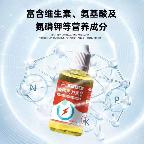 Растения универсальное цветение на основе жизненной силы, особая активация активации быстрого воскресения, пропаганда жидкости, бутоны, мясистые зеленые питательные вещества