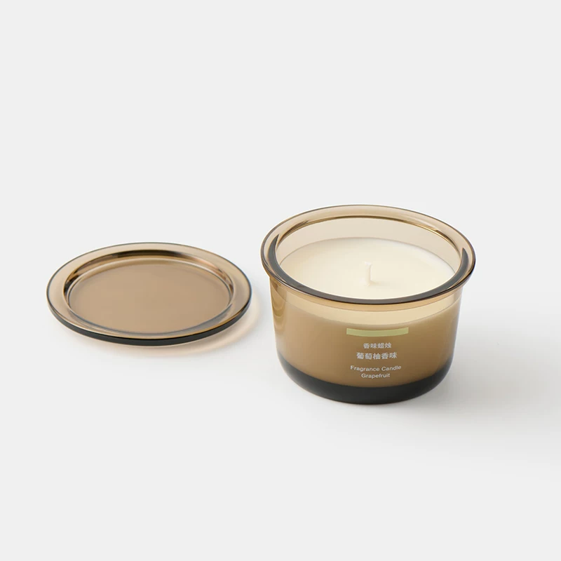 Muji, ароматерапия, ароматическая свеча с маракуйей, жасминовый чай, подарочная коробка, 180 г