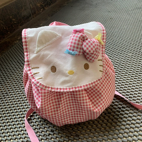 Hello Kitty, hello kitty, японский вместительный и большой ранец, рюкзак, для средней школы