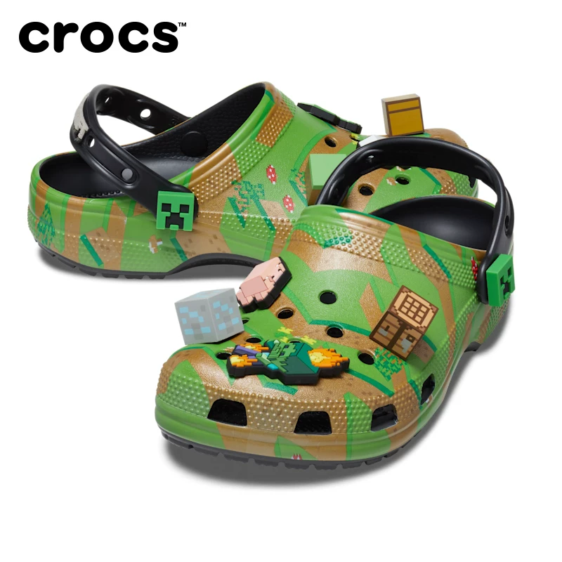 Детские сандалии Crocs для мужчин и женщин, пляжная обувь