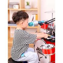 Rack Subdrum Children Beginners Toy Boy Instruments 3-6 Year 9 Knocks Drummer Musician With Style Jazz Drum