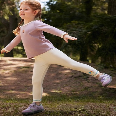 贝肽斯女童打底裤袜透气高弹裤子