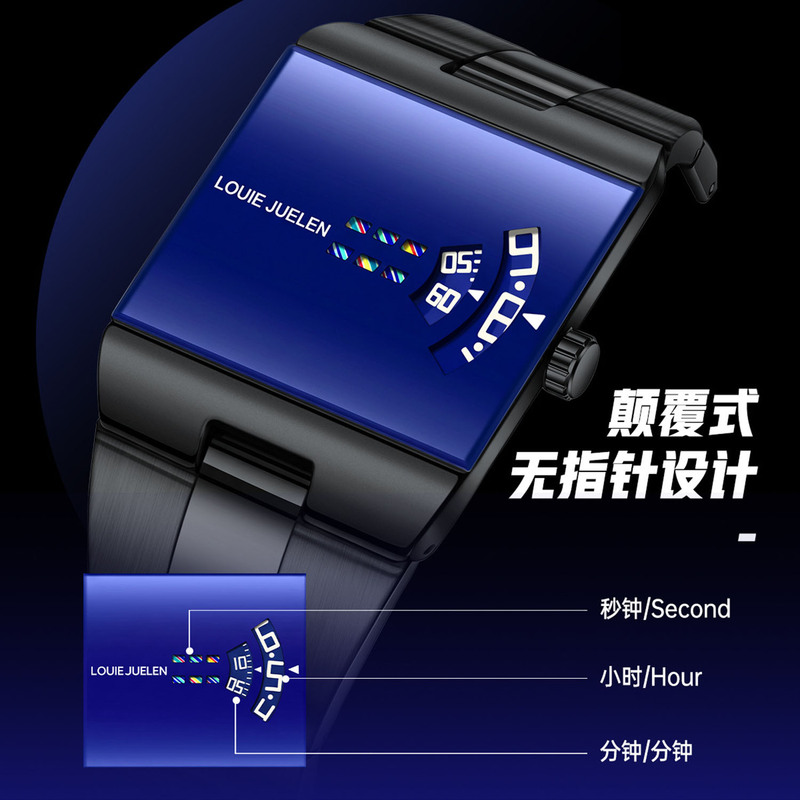Hengzhi Smart Watch Men's Durable Wristwatch Chinese Valentine's Day Gift Fashionable Trendy Waterproof Cool Black Technology Watch Hengzhi Smart Watch Men's Durable Wristwatch Chinese Valentine's Day Gift Fashionable Trendy Waterproof Cool Black Technology Watch