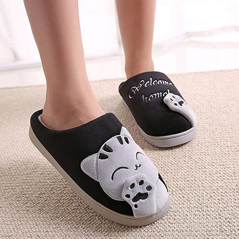 MoneRffi Women Indoor Winter Slippers Unisex House Slippers - Taobao