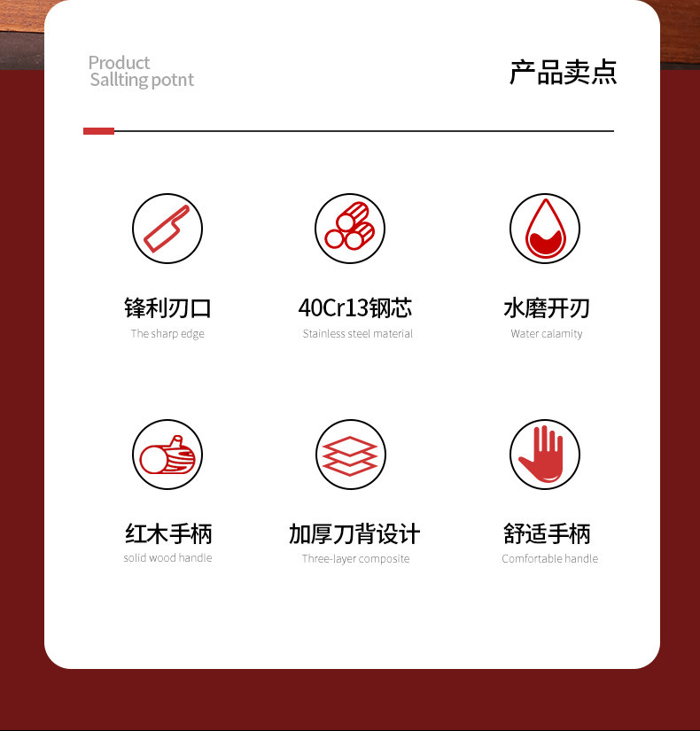 安享好物 安享B级切片刀-快本切片刀  