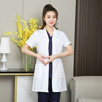 Белый халат, в корейском стиле