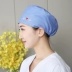 Mũ y tá phòng mổ mũ y tế mũ bác sĩ nam mũ làm việc y tế răng miệng điều chỉnh đàn hồi khóa mũ tròn mũ y tá nón y tế mũ trùm đầu phòng sạch 