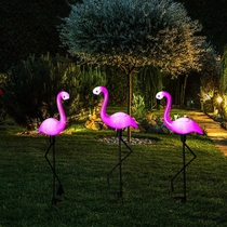 Flamingo Solar Led Light Outdoor Fence Light Courtyard Garde