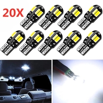 20 10 2PCS Car Interior Bulb W5W T10 LED 5730 8SMD Canbus Er