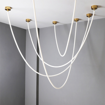 Modern LED Chandelier Silicone Lamps 360-degree Light-emitti