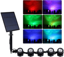 Solar Powered Underwater Lights Multicolor Submersible Pond