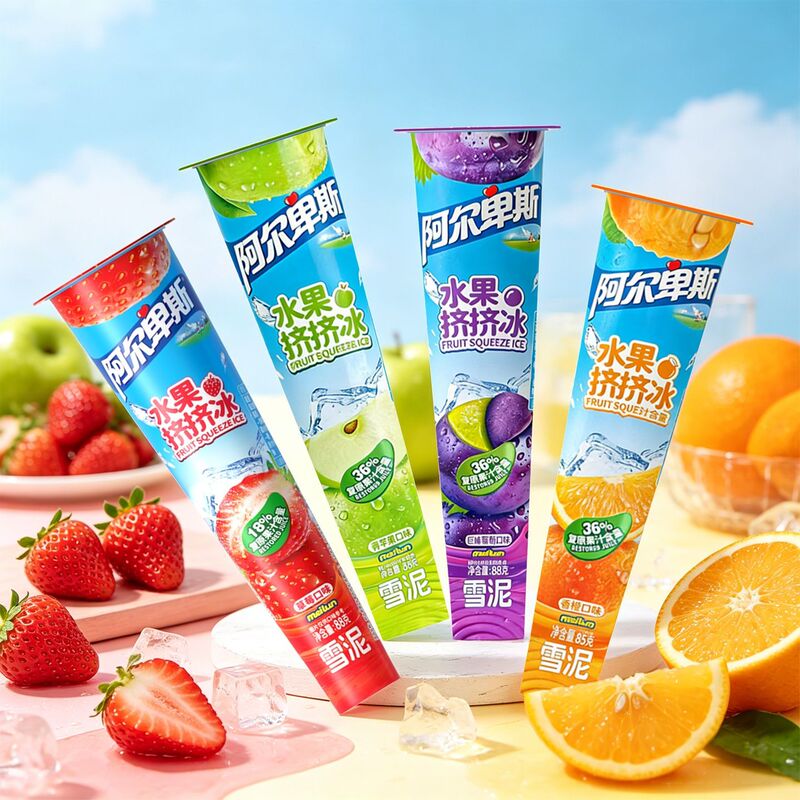 Alpine Ice Cream Squeeze Popsicle Strawberry Kyoho Grape Apple Orange Fruit Ice Cream Alpine Ice Cream Squeeze Popsicle Strawberry Kyoho Grape Apple Orange Fruit Ice Cream
