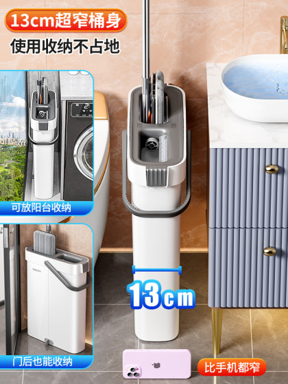 佳帮手2025新款拖把家用一拖净免手洗平板拖把刮水拖地神器新墩布