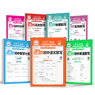 新王朝霞活页复习资料