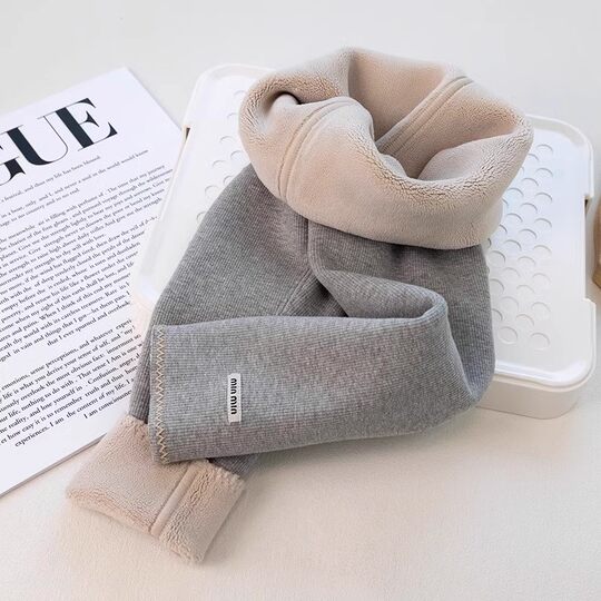 女童打底裤冬款加绒加厚保暖裤女宝宝洋气百搭儿童一体绒外穿裤子